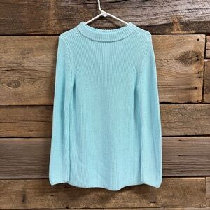 NWT Talbots Funnel Neck sweater, light blue, Small